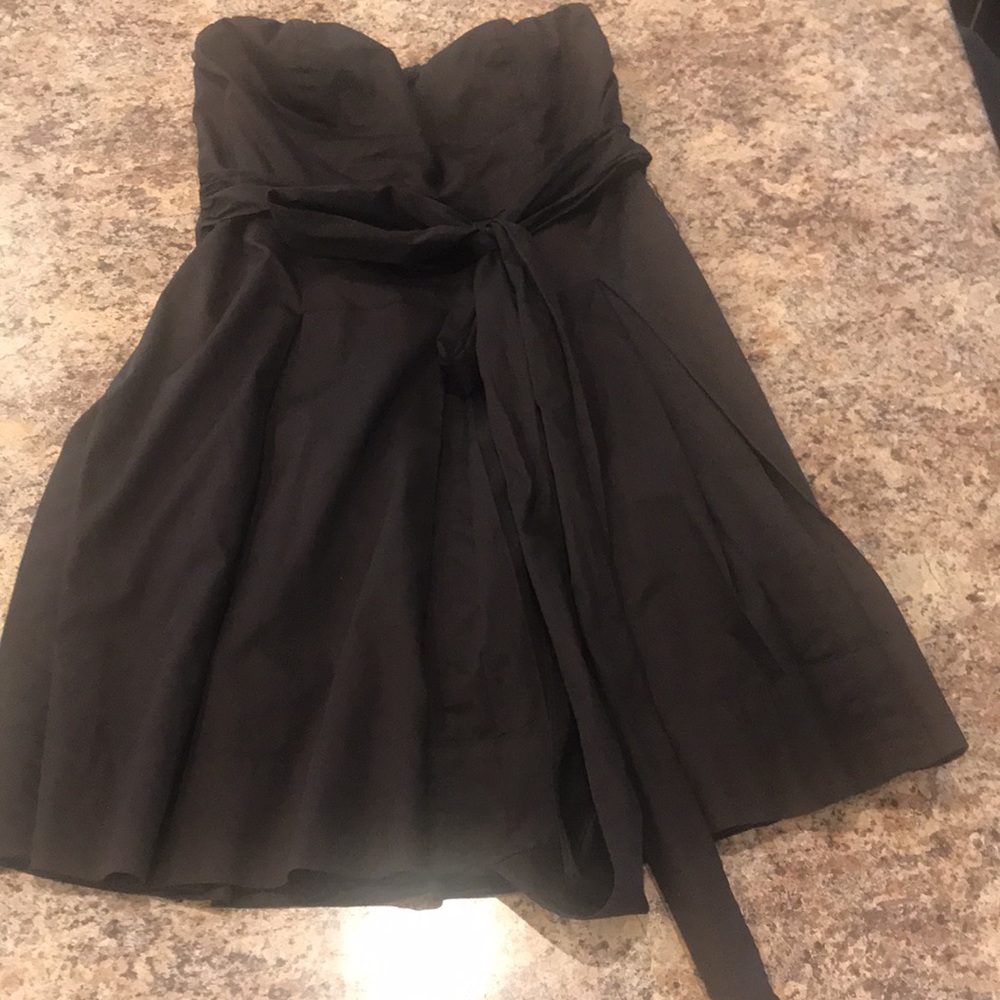 Strapless Chocolate Brown Dress - Picture 5 of 5